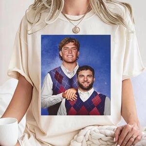 Jaxson Dart & Cam Skattebo Step Brothers Vintage Comfort Colors Shirt